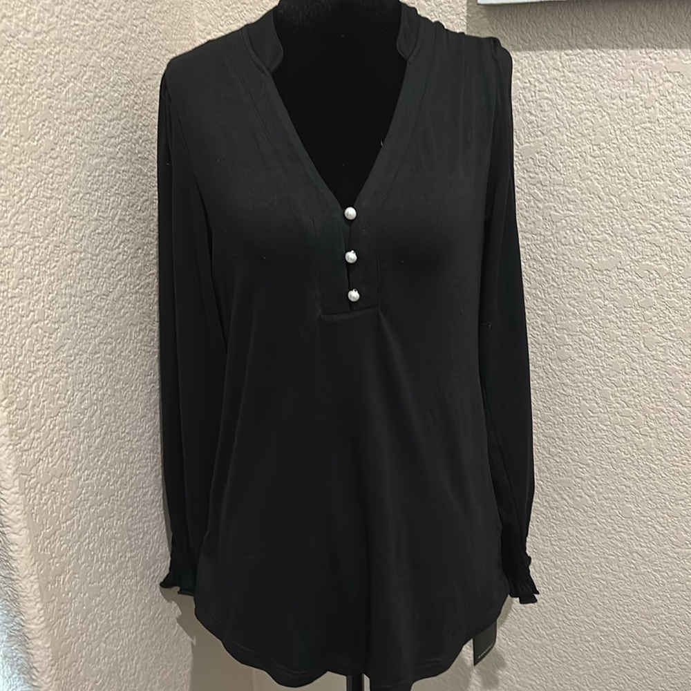 Elegant Black Women's Top